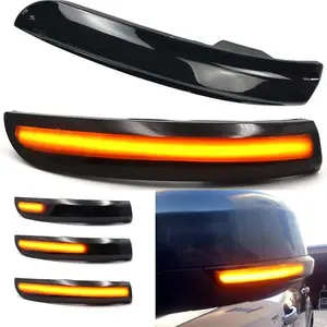 💡🚗 1 Pair Dynamic LED Wing Mirror Turn Signal Lights | Fits Ford Focus MK2/MK3 Mondeo MK4 ✅ OEM 8M51-13B384-AA 1538489 ✅ Amber Sequential Light Direct Bolt-On ✅ 1-Year Warranty | All Models Compatible