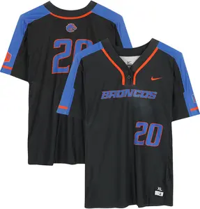 Boise State Broncos Team-Issued #20 Black Jersey from the Softball Program - Size XL