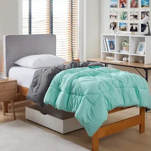 Yucca/Pewter Reversible Twin XL Comforter