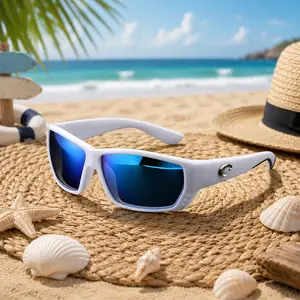 Costa Del Mar Boating Sunglasses, polarized lens, ocean fishing shades, men’s sport glasses