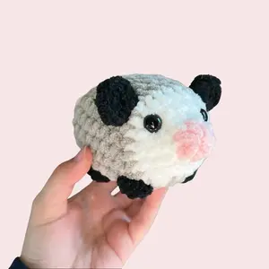 Crochet Opossum - Handmade Amigurumi Plushie