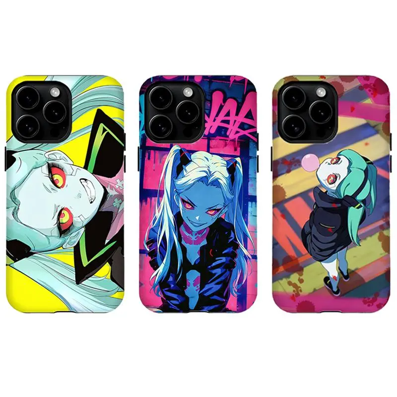 Cyberpunk Anime Fan Phone Case, Perfect Gift For Edgy Anime & Gaming Lovers,,Tough phone case,for iPhone 17 16 15 14 13 12 11 Pro Max for Samsung S21–S25 Plus Ultra,Gifts For Fans, Phone Accessories