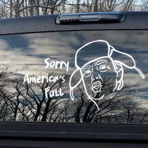 America's Full Sticker - 7 Sizes - Window Graphic, Car, Truck, SUV, Toolbox ,Cooler, Yeti, Vehicle Exterior Decoration
