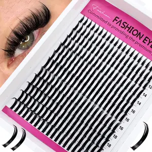 Spikes Lash Clusters Long 10-20mm, Lower Eyelashes D/DD 240pcs, Volume Individual Lashes, DIY Spiky Lash Extension, Mink Strips Lashes, D Curl Eyelash