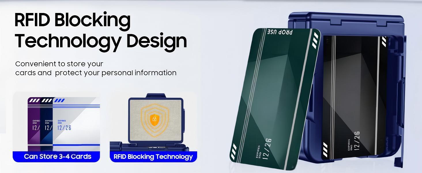 Vizvera for Motorola Razr Case w/ RFID Blocking – Card Holder, Hinge Protection & Screen Protector