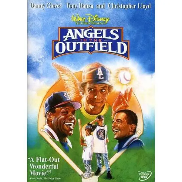 Angels in the Outfield DVD Video Disc - Danny Glover, Comedy Video, Baseball Team, Family-Focused Movie for Home Viewing