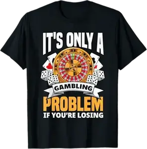 [Made in USA] Funny Gambler Roulette Slot Machine Casino Vegas Gambling T-Shirt, Casino Shirt, Funny Gambling Shirt, Gambler Tshirt, Las Vegas Vacation Shirt, Gift for Gambler - Printfamily