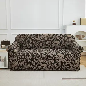 Single Double Triple Quad Elastic Sofa Cover, Four Colors Available, Washable Anti-Cat Scratch Dustproof (no Pillowcase Included)