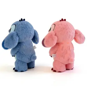 2PCS  New Soothing Music Doll Breathing Toy Companion Sleep Aid Baby Children Plush Electronic Pet Teddy Bear with Realistic Breathing Action & Lighted Music Infant Sensory