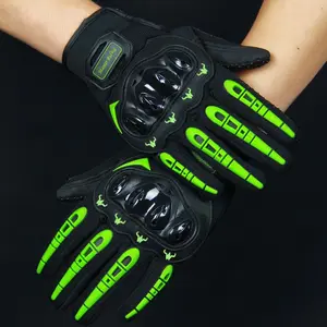 Motorcycle Gloves Breathable Touchscreen Motorcycle Gloves Non-Slip Grip Durable Wrist Protection Knuckle Protection for Men and Women Motorcycle Off-Road BMX ATV MTB Cycling Road Race - Blue L