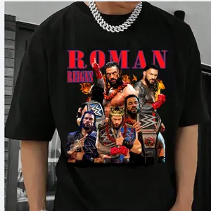 Roman Reigns Shirt, Graphic T-Shirt, Fashion Cotton, Full Colors, Full Sizes, For Men, For Women
