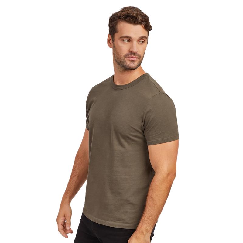 Mott & Bow 1 Pack, 2 Pack, Classic Crew Driggs Tee Light and Breathable Menswear Pre-shrunk and Pre-washed Casual Shirt