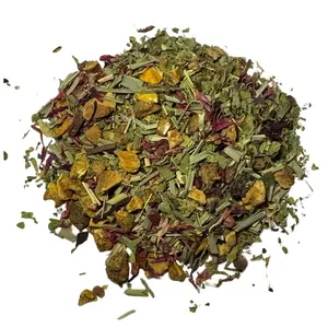 Infusion of Love Loose Leaf Tea - Herbal Blend for Tea Preparation Beverage Sweet Caffeine-Free Lemon Verbena Lemongrass Raspberry Hibiscus