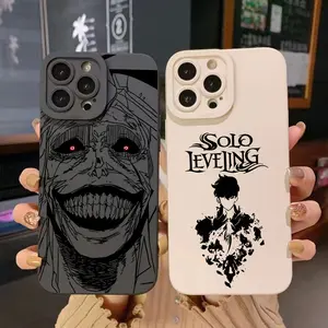 Anime Solo Leveling Phone Case for IPhone 17 Pro Max Air 16 15 14 13 12 11 Mini Pro Max X XR XSMAX 8 7 Plus & Samsung Galaxy S26 Ultra S25 S24 S23 S22 S21 FE Plus Anti Fall Matte Back Cover