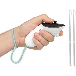 1 Pair Upgraded Replacement Wrist Straps for Oculus Quest3/Quest 3, Durable & Adjustable Controller Hand Straps for Meta Quest3S/Quest 3S, Easy DIY Installation - White