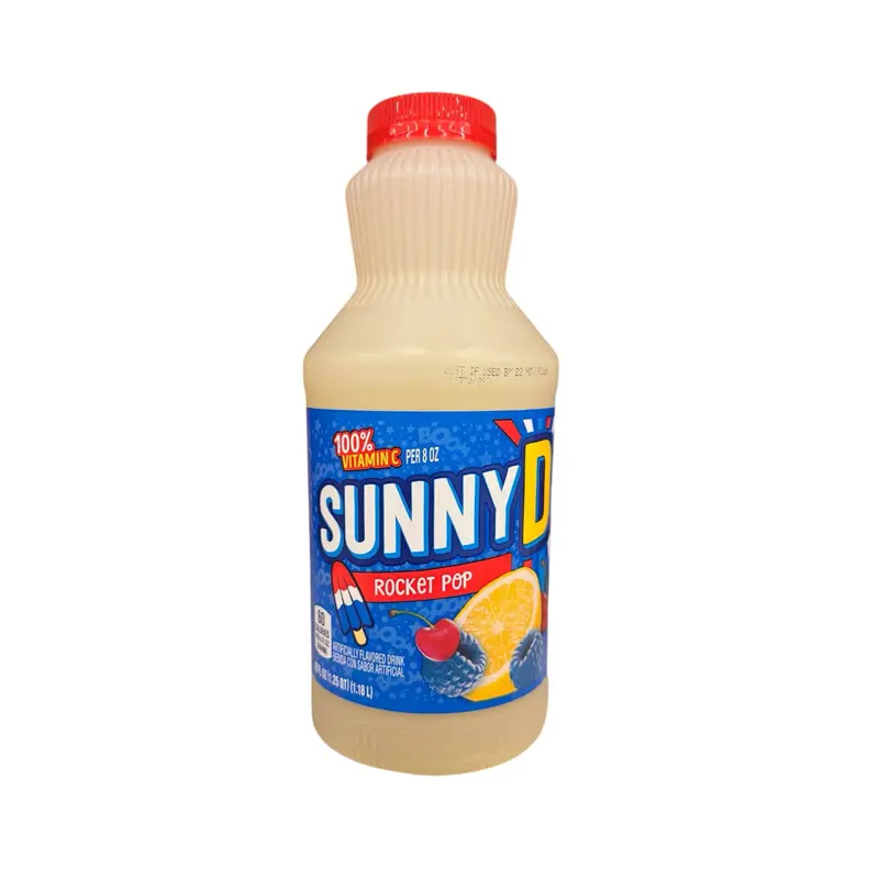 Sunny D Rocket Pop Flavor Canned Cold Fruit Juice, Limited-Time Ready-to-Drink Fruit Juice