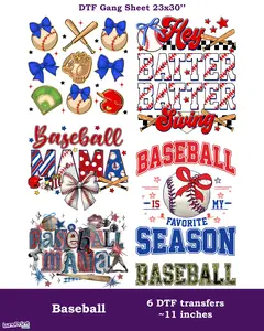 Baseball DTF Gang Sheet