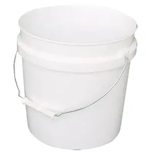 2 Gallon White Paint Bucket