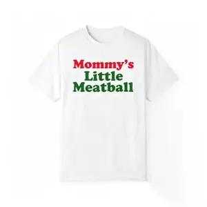 Mom's Little Meatball Love Island Themed Tie-Dye T-Shirt - Fun Unisex Gift for Him and Her