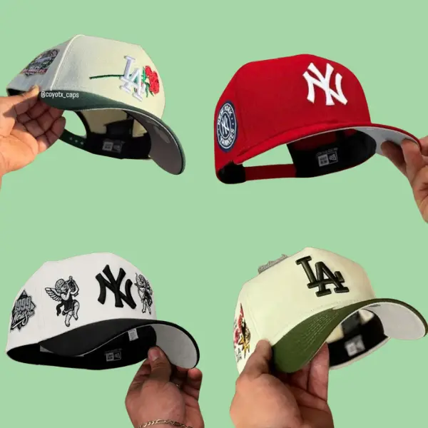 New Era MLB LA NY 9FORTY 9FIFTY 59FIFTY Gorras – Premium Fitted Snapback Baseball Cap for Men Women, Adjustable Fit, Lightweight and Comfortable, Classic Streetwear Fashion, Iconic Sports Style, Everyday Must-Have.