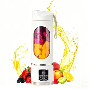 Portable USB Rechargeable Mini Blender & Juicer, Blender for Shakes, Fruit & Vegetable Juicer, Easy To Clean, Suitable for Sports Exercise and Fitness, Ice Maker Machine, Gift, Portable Smoothie Blender, Usb Rechargeable Blenders