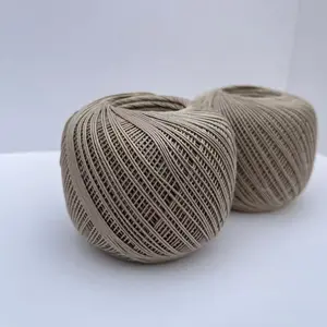 6# Lace Yarn for DIY Crafts, Medium Fine Crochet Thread, Handmade Dolls, Shawls, Dresses, Perfect for Creative Projects