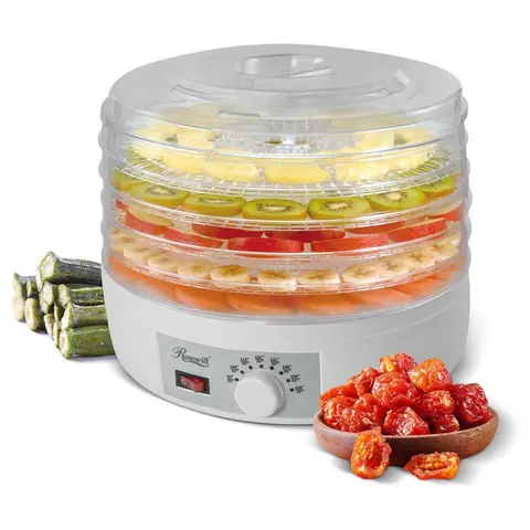 Rosewill Food Dehydrator Machine, 5 BPA-Free 12.6" Trays, Adjustable Temperature Controls | 95-158°F | 350W, Jerky, Herbs, Fruit, Veggies, Dried Snacks