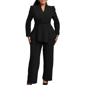 2 Piece Women Sets Plus Size  New Arrival Matching Two Pieces Sets Blazer Coat Top Pants Suits Outfits Clothing Tennis Dress with Shorts and Tie Front Medium Impact Removable Cups Sports Bra Women's Sleeveless Tennis Dress with Pockets Assorted Color Back