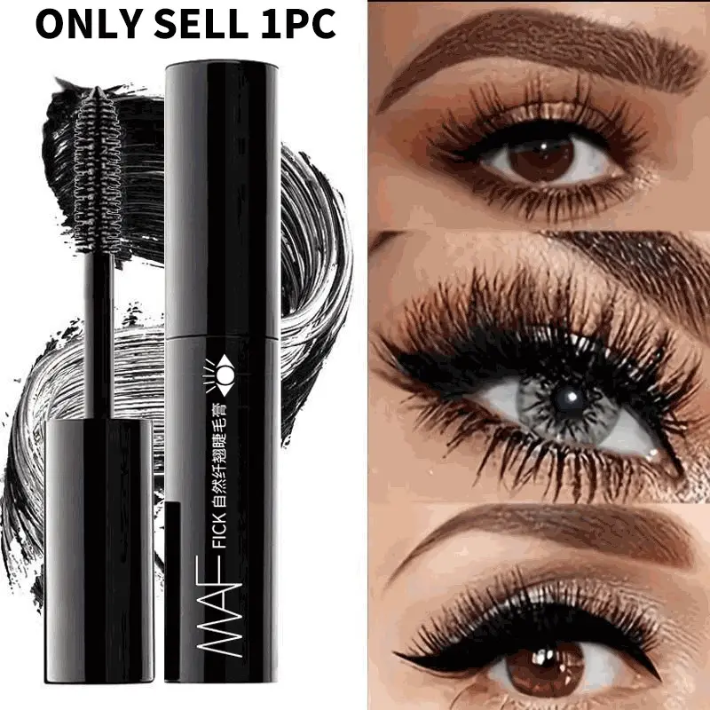 Thick Lengthening Waterproof Beauty Mascara in, Smooth Clump-Free Application, Long-Lasting Curl for Swimming & Daily Use Voluminous Lengthening Mascara