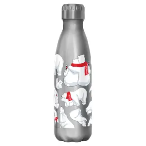 Coca Cola Christmas Polar Bears Stainless Steel Water Bottle Coca Cola Christmas Polar Bears Stainless Steel Water Bottle