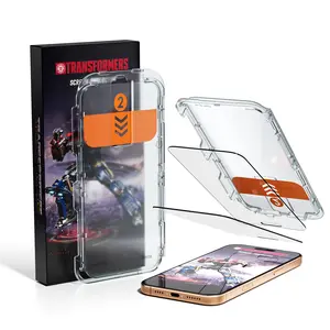 TRANSFORMERS Full Coverage Edge-to-Edge Screen Protector, No White Edges, High Sensitivity, 9H Hardness, Anti-Drop, Bubble-Free for iPhone Series
