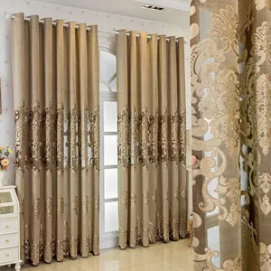 Floral Lace Curtain, Home Decoration Curtain, 1 Count Exquisite Hollow Out Curtain, Window Screening for Home Living Room Bedroom Dining Room Decor, Curtains And Nettings