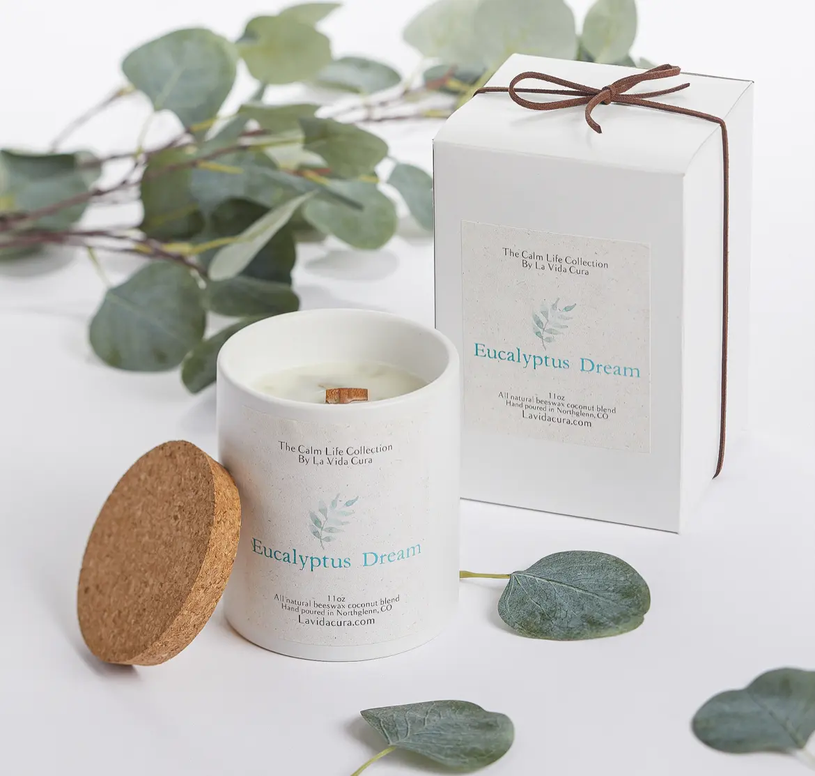 Eucalyptus Dream | Organic Beeswax Candle