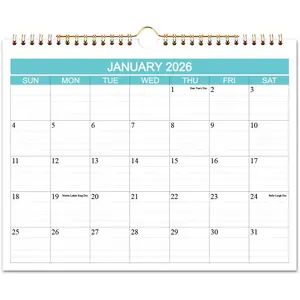 2026-2027 Wall Calendar Runs from Apr 2026 to June 2027 15 Monthly Planner with Thick Paper for Home Office Planning Organizing 8.5 x 11 Inches