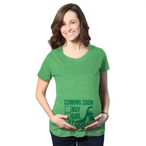 Maternity Coming Soon: Dinosaur Pregnancy T Shirt Funny Jurassic Tee for Belly Bump Funny Graphic Maternity Tee Cute Pregnancy Tees With Plus Sizes Pregnant Funny Dinosaur Short Sleeve Maternity Shirts Green
