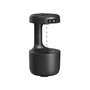 Anti-Gravity Humidifier, 600ML Large Capacity Anti-Dry Burn, Smart Display Timer Small Atmosphere Light, Ultrasonic Fine Mist, Silent Humidification, Cool Mist Humidifiers, USB Humidifier Machine