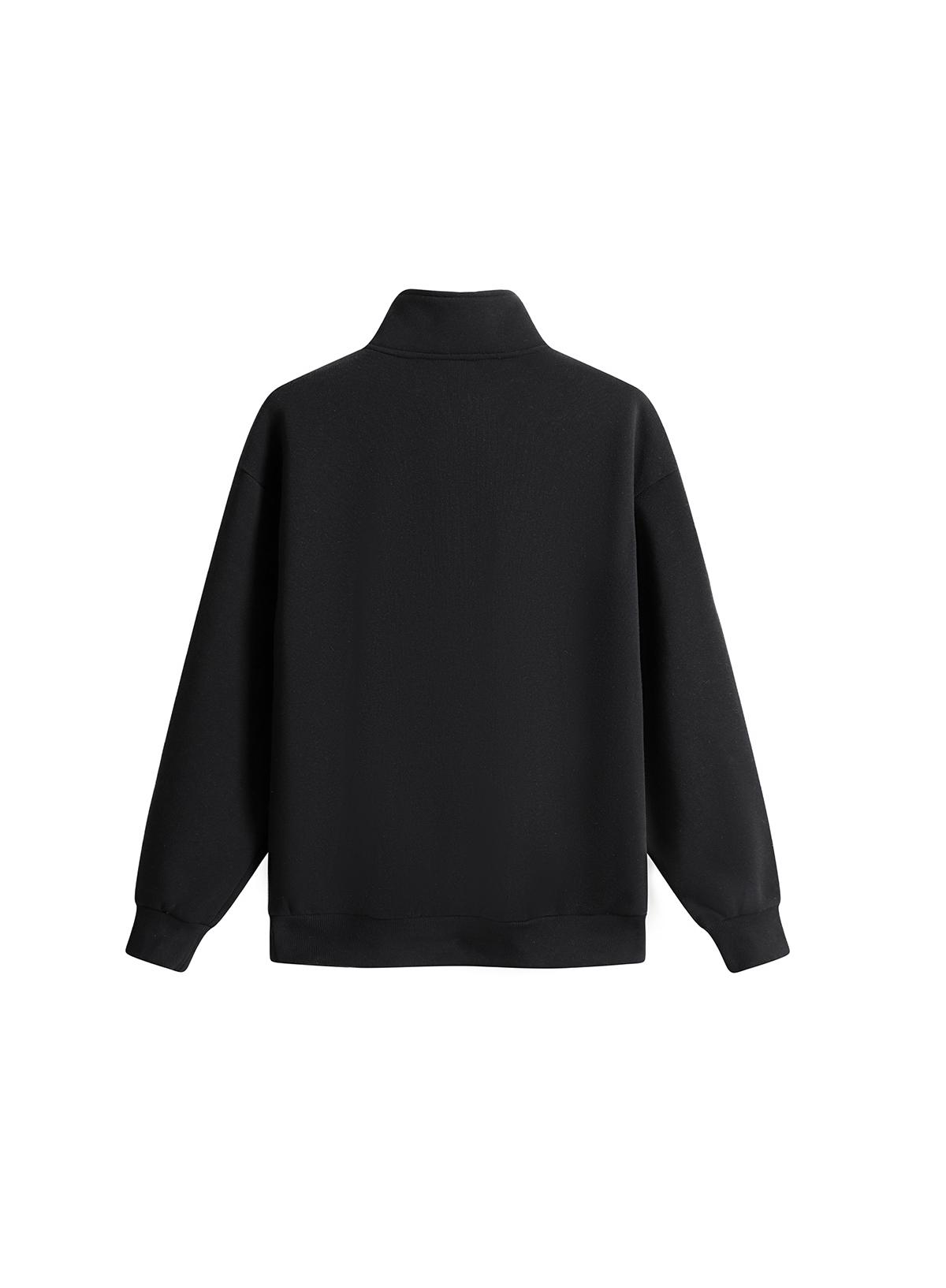 3-pack men’s stand-collar sweatshirts, men’s sweatshirts. Loose fit, half-zip stand collar design, soft, comfortable, skin-friendly fabric, minimalist solid color design, available in multiple colors, suitable for daily commuting, school, shopping, sports