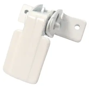 Barton Kramer 5498225 White White Aluminum Door Latch
