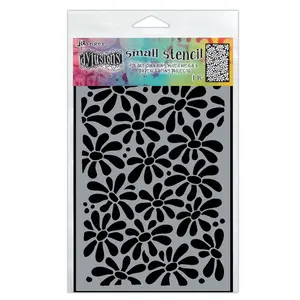 Dylusions Stencil Small Field of Daisies
