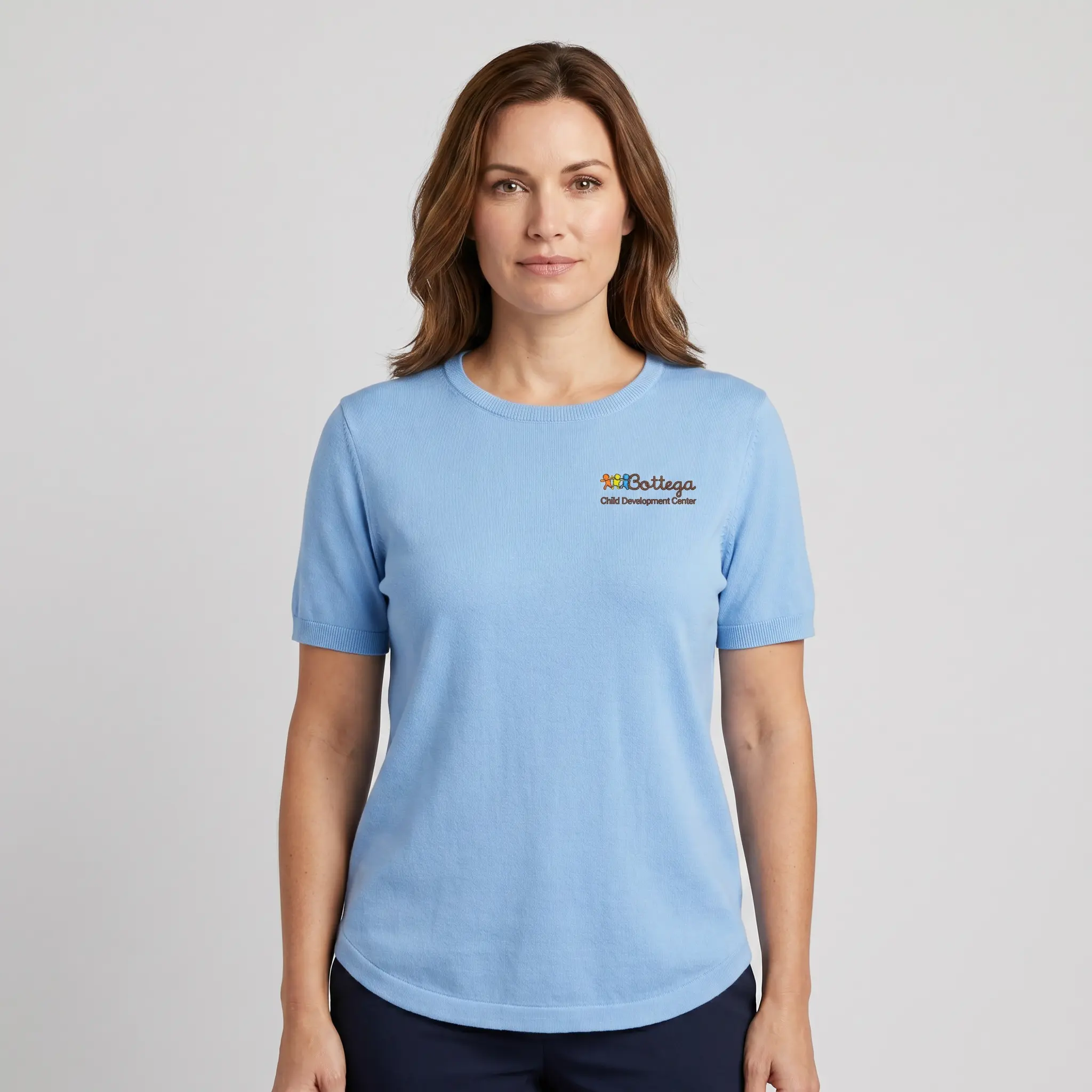BOTTEGA | Women's Top - Powder Blue