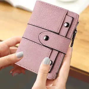 Leather Wallet for Women Ladies Credit Card Holder Bifold Purse Clutch Handbag