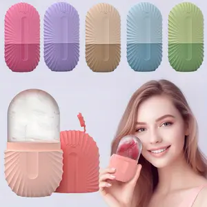 Face Roller Face Massager Silicone  Mold Cube, Reusable Face Massager  Beauty SkinCare Tool Lifting ForEyePuffiness  ice water facial