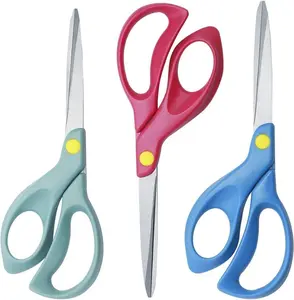 Left-Hand  Stainless Steel 3-Pack, 8 inch
