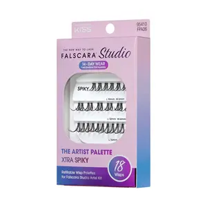 Falscara Studio Lash Palette - Xtra Spiky - 18 Volume Wisps