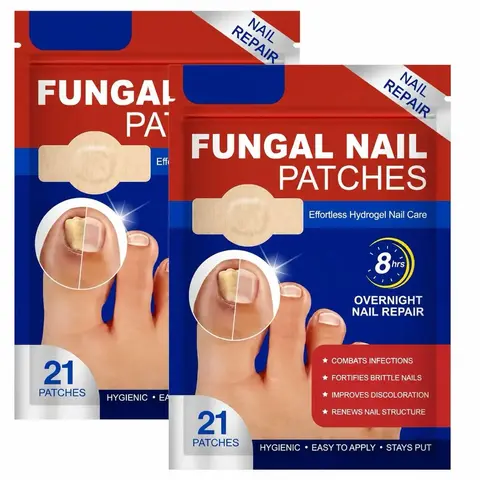 Nail Repair Patches for Fingernails & Toenails, Overnight Nail Care Wraps, Full-Nail Coverage, Breathable Self-Adhesive Nail Stickers for Brittle, Damaged & Discolored Nails, Daily Nail Care