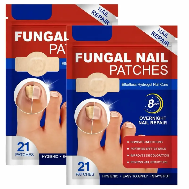 Nail Repair Patches for Fingernails & Toenails, Overnight Nail Care Wraps, Full-Nail Coverage, Breathable Self-Adhesive Nail Stickers for Brittle, Damaged & Discolored Nails, Daily Nail Care