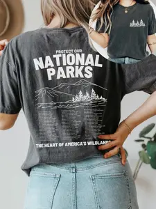 Protect 0ur National Parks 2 Sides Shirt, Protect Tree Shirt, Vintage Shirt Sweatshirt Hoodie