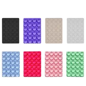 2PC Silicone Suction Phone Stand Hands-Free Strong Grip Holder for Selfies Videos