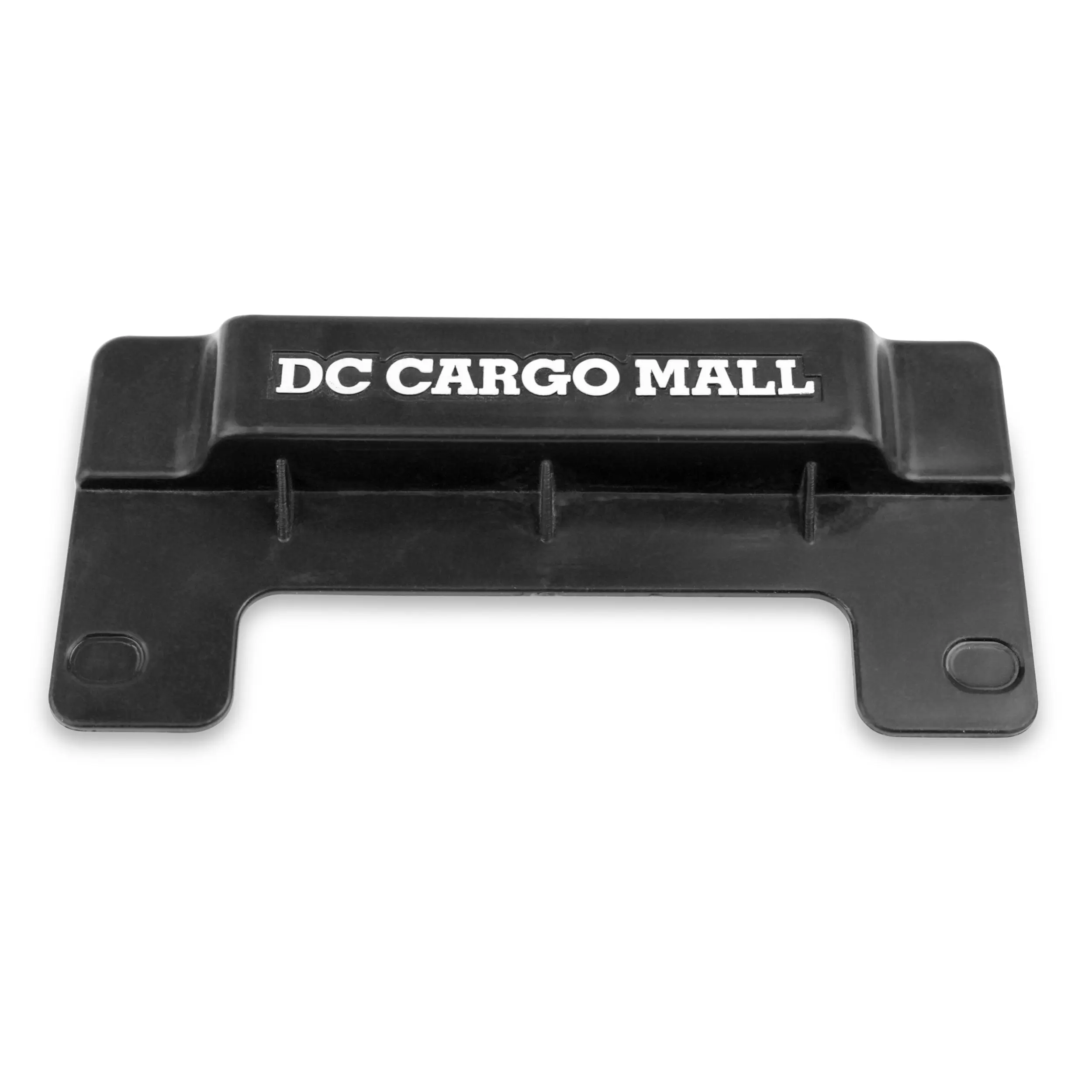E track End-Cap for Horizontal Rails, Black, 10-pack