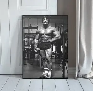 Mike Mentzer Black and White Bodybuilding Poster